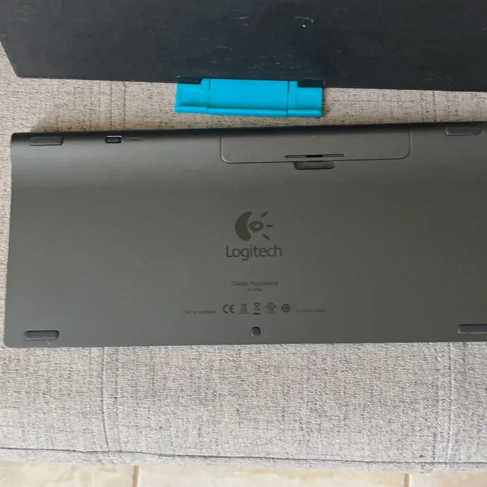 Logitech BT wireless keyboard for tablets or phones.